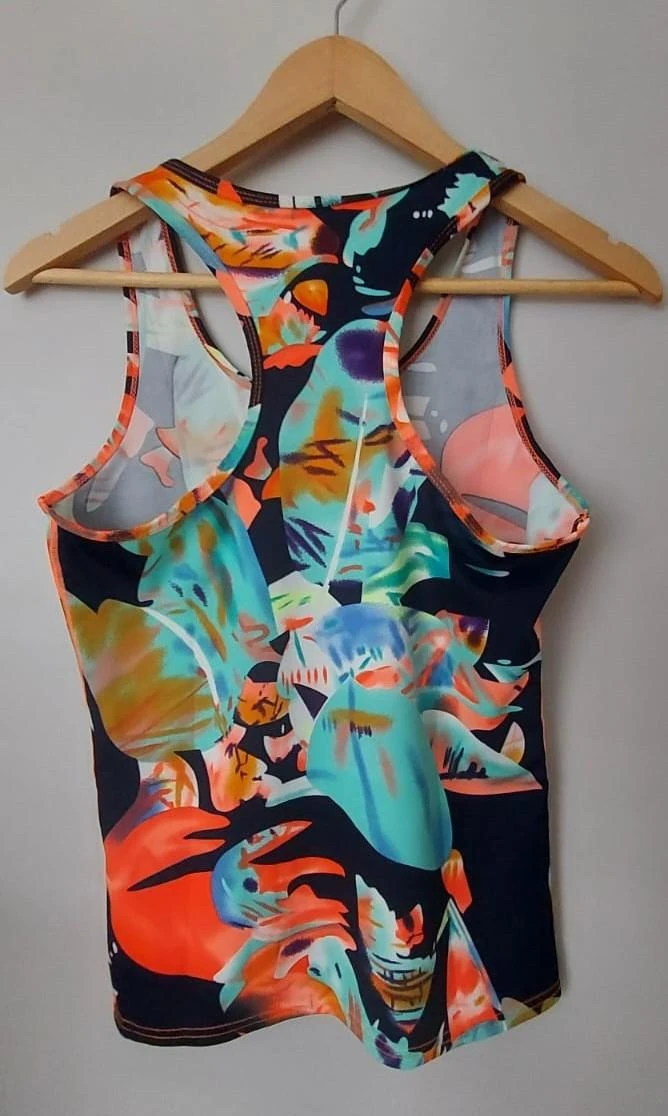 Haut sans manches imprimé coloré, taille XL/XXL – photo 3